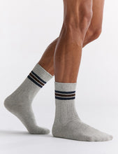 Load image into Gallery viewer, Ambra Men's Chunky Rib Crew Sock