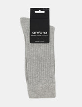 Load image into Gallery viewer, Ambra Men's Organic Cotton Crew Sock