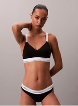 Load image into Gallery viewer, Calvin Klein Icon Cotton Modal Lightly Lined Bralette - Black