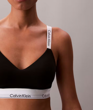 Load image into Gallery viewer, Calvin Klein Icon Cotton Modal Lightly Lined Bralette - Black