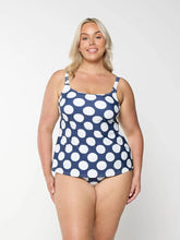 Load image into Gallery viewer, Capriosca Large Polka Dot Tankini Top