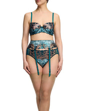 Load image into Gallery viewer, Dita Von Teese Victress Foil Balconette Bra - Kingfisher