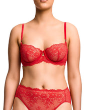 Load image into Gallery viewer, Dita Von Teese Floradora Balconette Bra - Flame