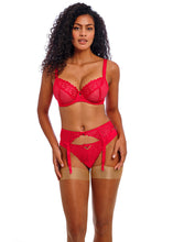 Load image into Gallery viewer, Freya Loveland Bombshell UW Plunge Bra - Chilli Red
