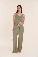 Load image into Gallery viewer, Gingerlilly Athens Ribbed Long Pants - Olive