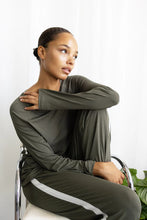 Load image into Gallery viewer, Gingerlilly Anya Bamboo PJ Set - Forest Green