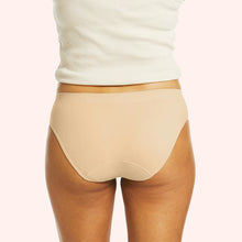 Load image into Gallery viewer, Love Luna Seamfree Period Bikini Brief - Nude