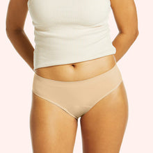 Load image into Gallery viewer, Love Luna Seamfree Period Bikini Brief - Nude
