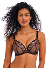 Load image into Gallery viewer, Freya Loveland UW Plunge Bra - Boudoir Noir