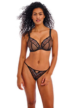 Load image into Gallery viewer, Freya Loveland UW Plunge Bra - Boudoir Noir