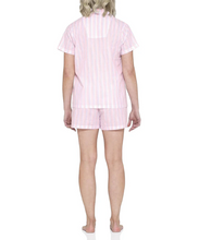 Load image into Gallery viewer, Magnolia Lounge Cotton Shortie PJ Set - Valencia Stripe