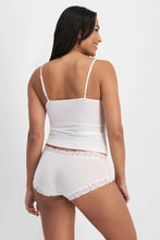 Load image into Gallery viewer, Jockey Breathable Cotton Stretch Boyleg - White