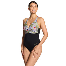 Load image into Gallery viewer, Zoggs Ruched Crossback - Freesia