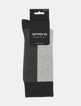 Load image into Gallery viewer, Ambra Men's Two Tone Crew Sock