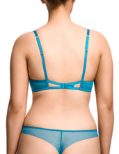 Load image into Gallery viewer, Dita Von Teese Fortunia Plunge UW Bra - Mosaic Blue