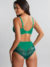 Load image into Gallery viewer, Panache Envy Plunge Bra - Emerald Leopard
