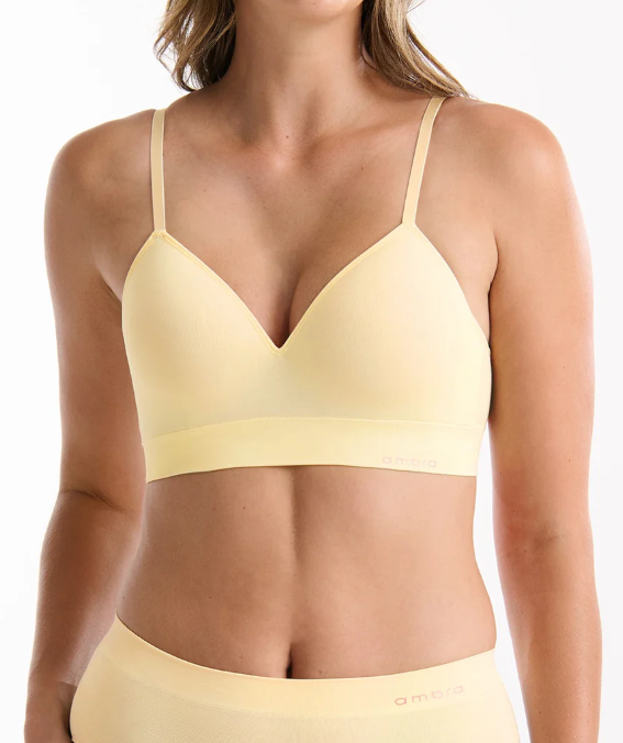 Ambra Bondi Bare Longline Bra - Meringue