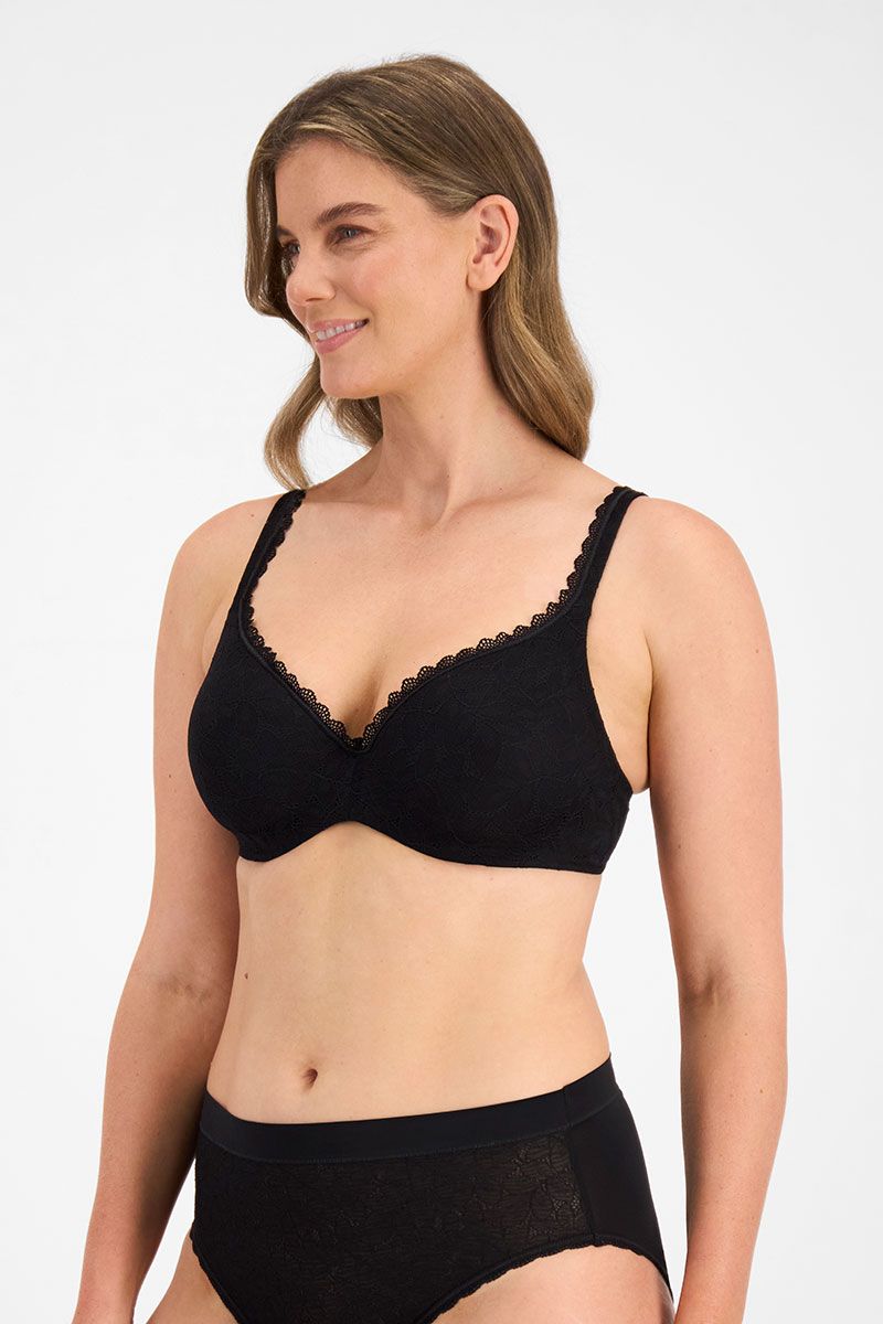 Berlei Barely There Lace Bra - Black