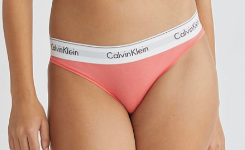 Calvin Klein Modern Cotton Bikini - Calypso Coral