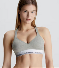 Load image into Gallery viewer, Calvin Klein Lightly Lined Bralette - Grey Heather
