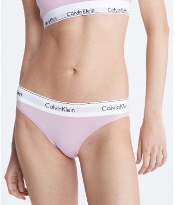 Calvin Klein Cotton Bikini - Mauve Mist