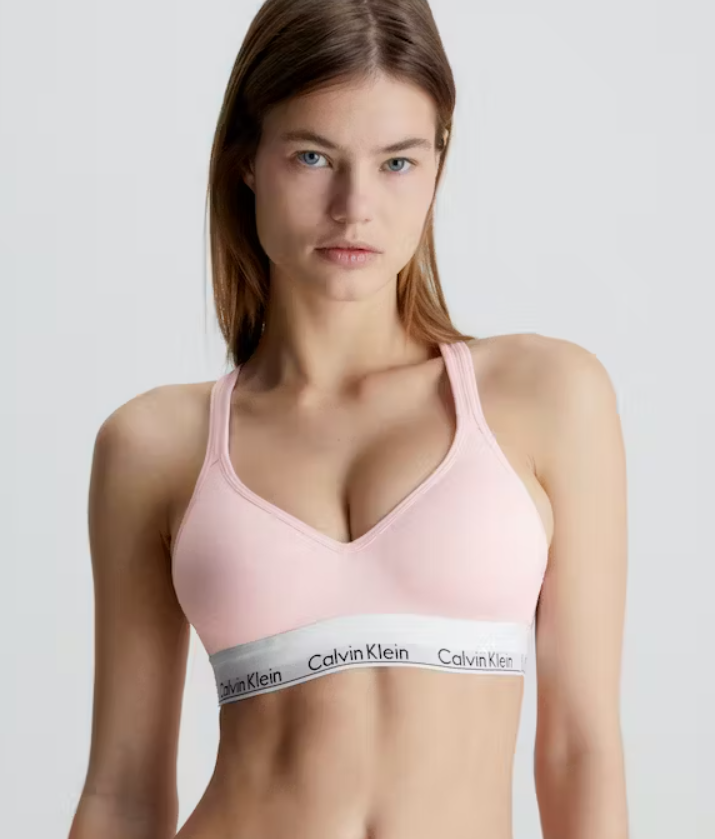 Calvin Klein Lightly Lined Bralette - Pink