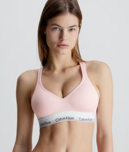 Calvin Klein Lightly Lined Bralette - Nymphs Thigh