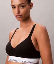 Load image into Gallery viewer, Calvin Klein Icon Cotton Modal Lift Bralette - Black

