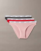 Load image into Gallery viewer, Calvin Klein Icon Logo Bikini 3 Pack - Red/Pink
