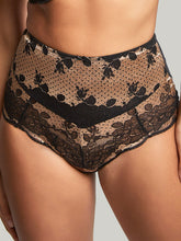 Load image into Gallery viewer, Panache Clara High Waist Brief - Black/Vintage Gold
