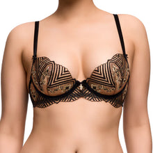 Load image into Gallery viewer, Dita Von Teese Fortunia Plunge UW Bra - Black
