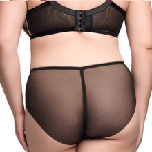 Load image into Gallery viewer, Dita Von Teese Fortunia Hi Cut Brief - Black
