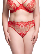 Load image into Gallery viewer, Dita Von Teese Nom De Plume Hi Cut Bikini - Flame
