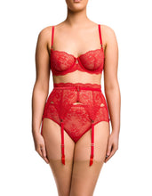 Load image into Gallery viewer, Dita Von Teese Floradora Balconette Bra - Flame
