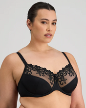 Load image into Gallery viewer, Fayreform Coral Underwire Bra - Black
