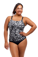 Load image into Gallery viewer, Funkita Scoop Neck Tankini - Nights Rose
