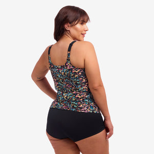 Funkita Scoop Neck Tankini - Copper Cluster