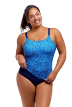 Load image into Gallery viewer, Funkita Scoop Neck Tankini - Pebble Beach

