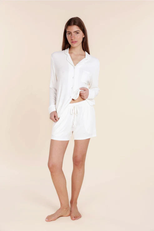 Gingerlilly Adelaide Ribbed Short - Ivory