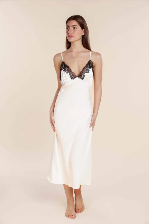 Gingerlilly Magnolia Silky Satin Long Gown