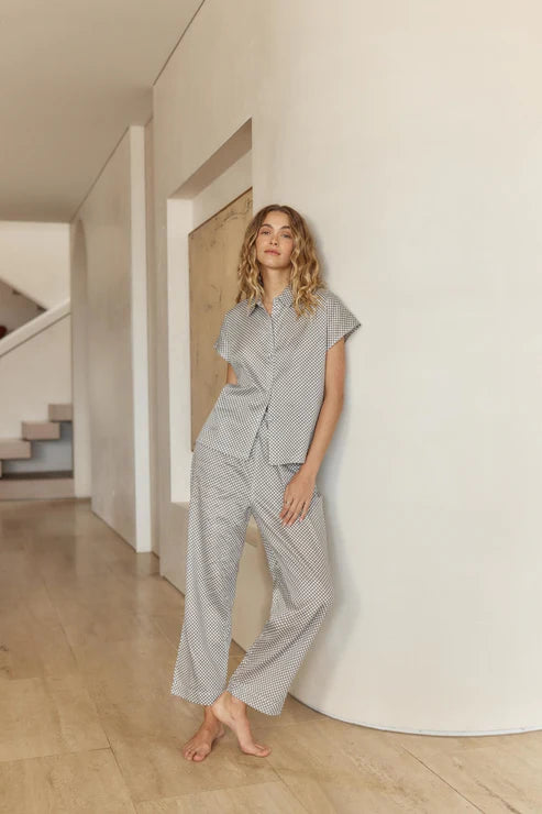 Gingerlilly Marlie Cotton PJ Set - Olive