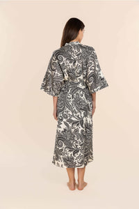 Gingerlilly Annie Cotton Robe - Cream