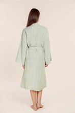Load image into Gallery viewer, Gingerlilly Rosalind Linen Robe - Olive
