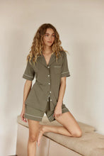 Load image into Gallery viewer, Gingerlilly Sadie Bamboo PJ Set - Olive
