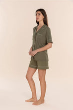 Load image into Gallery viewer, Gingerlilly Sadie Bamboo PJ Set - Olive

