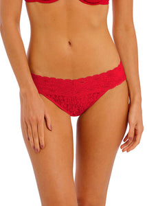 Wacoal Halo Lace Bikini Brief - Barbados Red