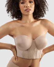 Load image into Gallery viewer, Parfait Elissa Padded Longline Strapless Bra - Nude
