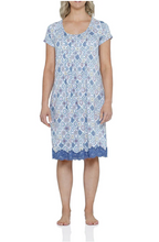 Load image into Gallery viewer, Magnolia Lounge Bamboo Nightie - Capri Tile
