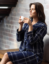 Load image into Gallery viewer, Magnolia Lounge Evening Check Nightshirt
