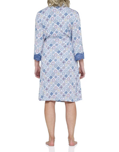 Magnolia Lounge Bamboo Gown - Capri Tile